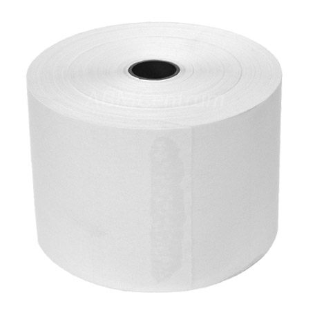 Rolka papieru termicznego do kasy fiskalnej 57 mm szerokości 100 metrów długości.
